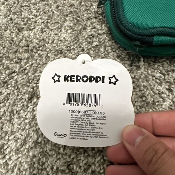 Vintage Sanrio Keroppi Retro Pencil Bag Ultra Rare Officially Licenced New - Picture 2 of 6